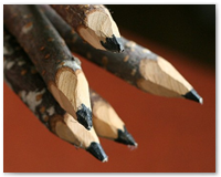 Handmade pencils