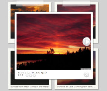 Grey Theme with Photo-style thumbnails - Lightbox Photo Album.