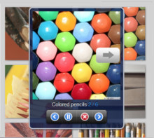 Mobile Style Gallery with Shade thumbnails. jQuery Lightbox plugin.