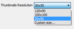 Thumbnail options